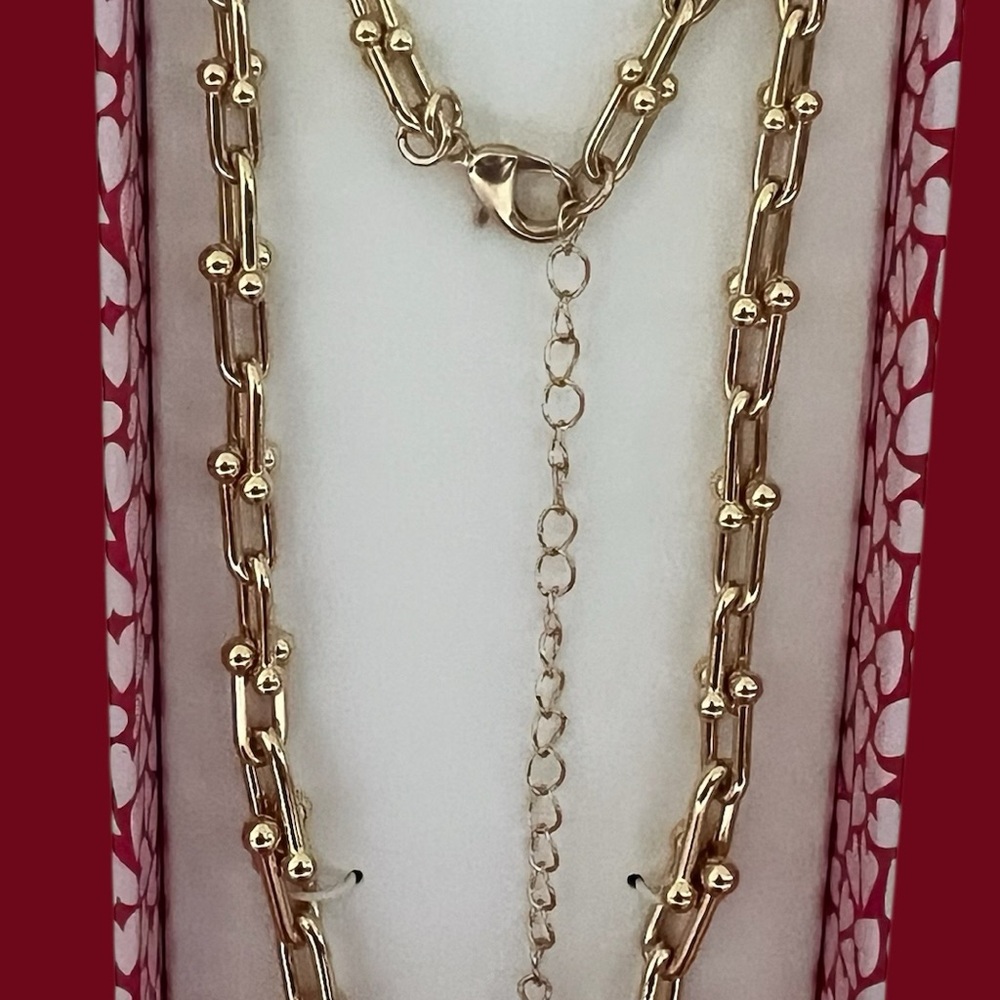 House of Harlow 1960 Gold Link Necklace